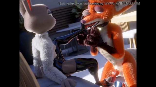 furry zootopia rabbit Judy Hopps dominant female footjob fox Nick Wilde