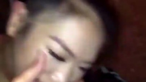 Asian teen blowjob get slapped