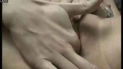 Hot short-haired amateur with great boobs masturbates - MyLustcom