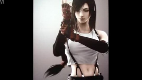 girls anime Tifa Lockhart 2014 Sexy Final Fantasy Btch Ecchi