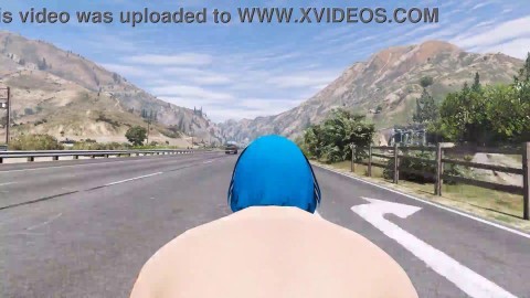 gta 5 | girl riding a motorcycle naked