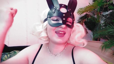 JOI compilation video - jerk off instruction from hot blonde Domme Arya Grander - homemade POV video