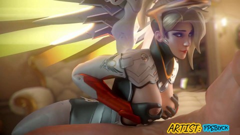 TheNeetKid - Mercy (Overwatch) Loves To Fuck Her Patients: Series 1 hentai