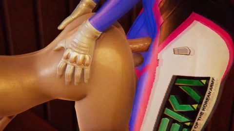 Double Futa - Overwatch - Tracer creampied by DVA - 3D Porn plugtalk