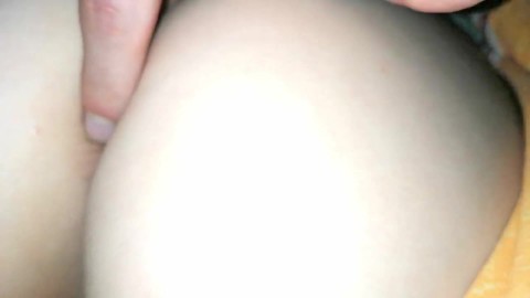 18yo sleeping GF gets her first anal experience 