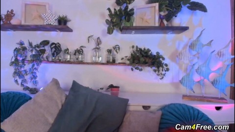 Redhead Beauty with Curves Playing with Herself